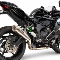 GPR escape compatible con Kawasaki Ninja ZX-4R 2023-2026, Powercone Evo, Escape legal, homologado, silenciador con db killer desmontable y tubo de conexión específico 