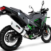 GPR escape compatible con Kawasaki KLE 500 2026-2027, Albus Ceramic, Escape legal, homologado, silenciador con db killer desmontable y tubo de conexión específico 
