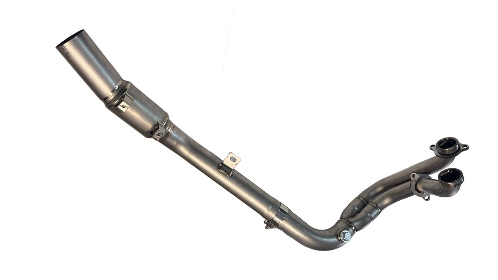 GPR escape compatible con  Kove 800X 2024-2026, Decatalizzatore RACING, Tubo supresor de catalizador 