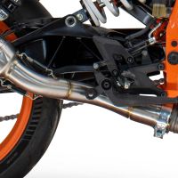 GPR escape compatible con  Ktm Duke 250 2024-2025, M3 Black Titanium, Escape legal, homologado, silenciador con db killer desmontable y tubo de conexión específico 