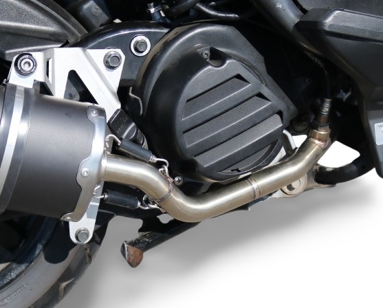 Escape compatible con Yamaha Zuma 125 2009-2015, Evo4 Road, Escape completo homologado y legal, incluido db killer extraíble 