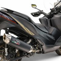 GPR escape compatible con Zontes 365E 2024-2026, Furore-X Scooter, Escape racing, silencioso con tubo de conexión 