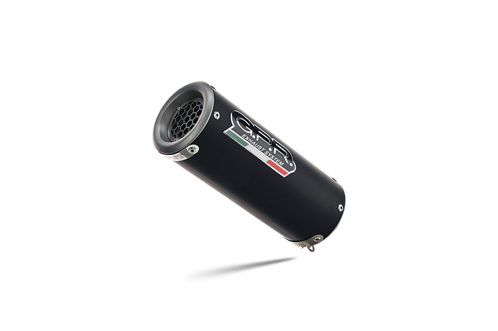 Escape compatible con Yamaha Mt-09 Tracer 900 2015-2020, M3 Black Titanium, Escape completo racing, incluyendo colector y db killer desmontable, sin homologación 