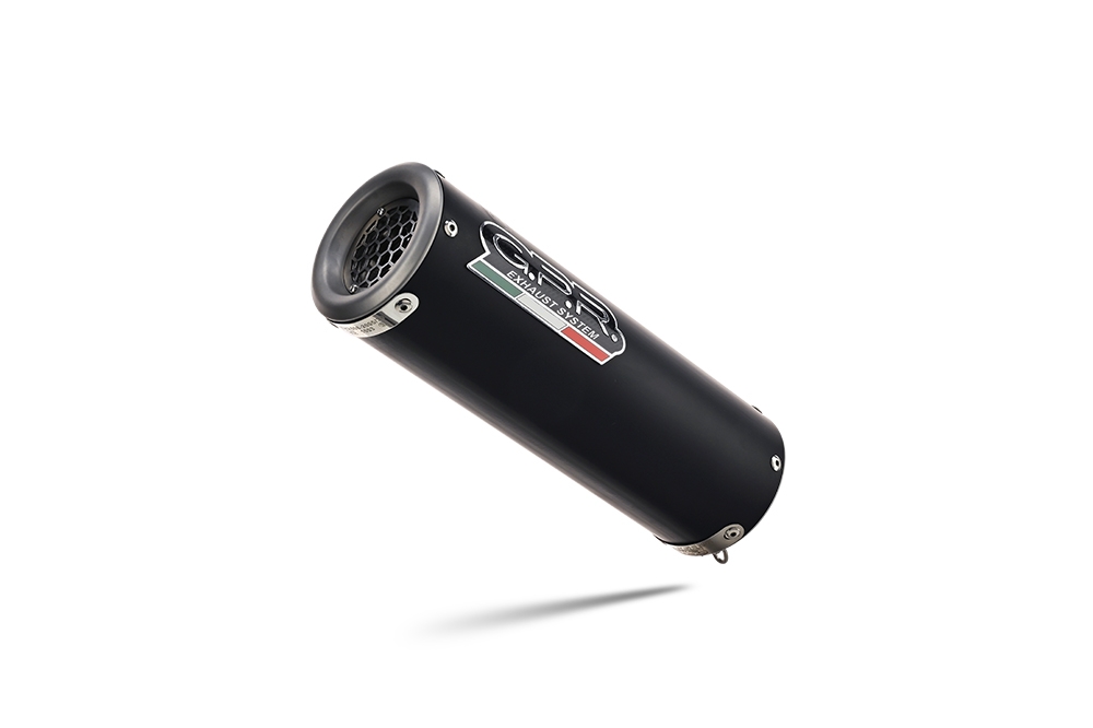Escape compatible con Bmw F 900 XR-R 2020-2025, M3 Black Titanium, Escape legal, homologado, silenciador con db killer desmontable y tubo de conexión específico 