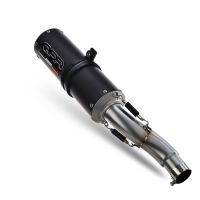 Escape compatible con Yamaha Tracer 900 GT 2018-2020, M3 Black Titanium, Escape completo, no legal para países de la UE, con db killer extraíble 
