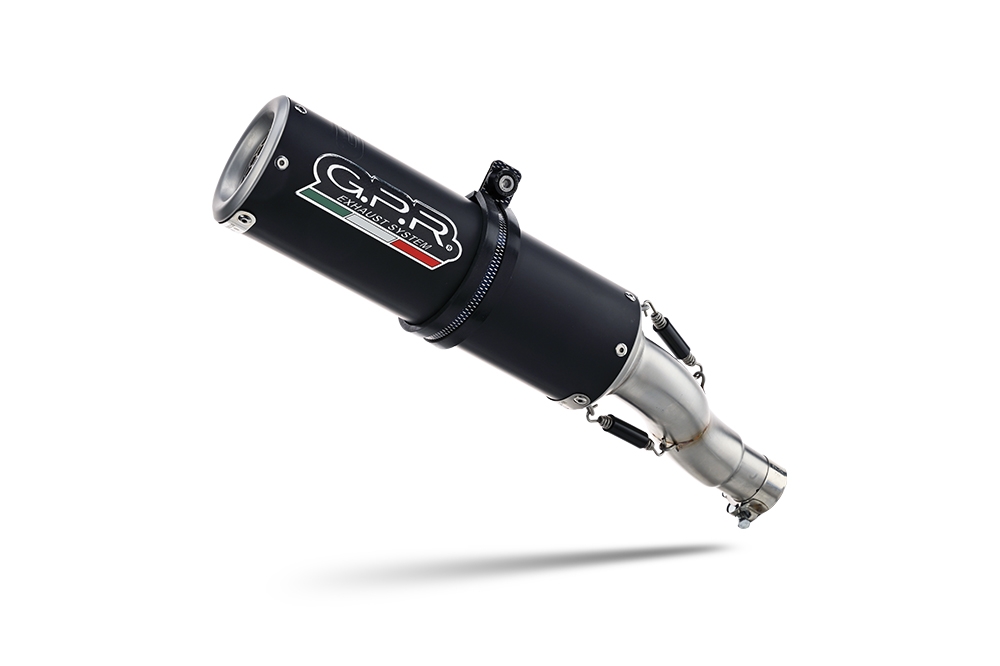 Escape compatible con Yamaha Tracer 900 GT 2018-2020, M3 Black Titanium, Escape completo, no legal para países de la UE, con db killer extraíble 