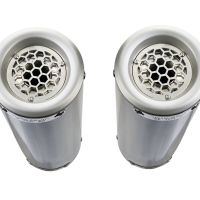 Escape compatible con Aprilia Shiver 900 2017-2020, M3 Inox , Par de terminales de escape homologados, con db killer extraíbles y tubos de conexión específicos 