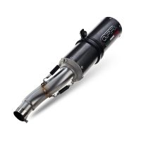 Escape compatible con Aprilia Shiver 900 2017-2020, M3 Poppy , Par de terminales de escape homologados, con db killer extraíbles y tubos de conexión específicos 