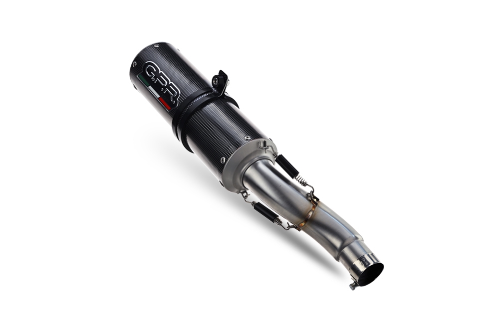 Escape compatible con Yamaha Tracer 900 GT 2018-2020, M3 Poppy , Escape completo, no legal para países de la UE, con db killer extraíble 