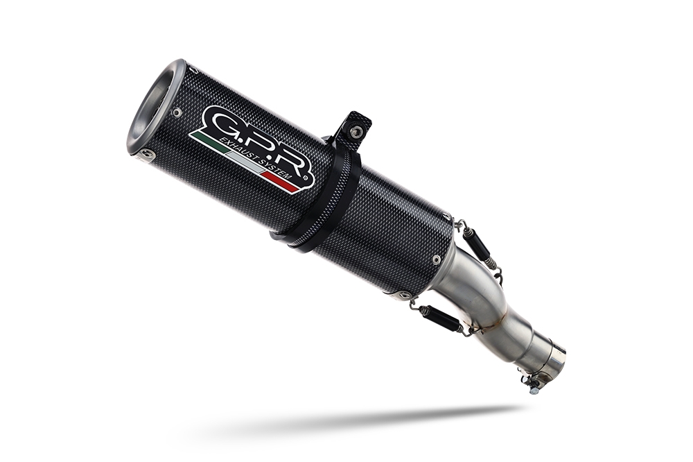Escape compatible con Yamaha Tracer 900 GT 2018-2020, M3 Poppy , Escape completo, no legal para países de la UE, con db killer extraíble 