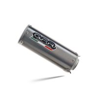 Escape compatible con Kawasaki Versys 650 2006-2014, M3 Titanium Natural, Escape legal, homologado, silenciador con db killer desmontable y tubo de conexión específico 