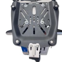 GPR TECH compatible con  Royal Enfield Himalayan 450 2024/2025 e5 Plus Placa de fijación específica Top Case ALPITECH 35 LT compatible con portaequipajes original, fabricada en acero inoxidable con 4 puntos de anclaje
