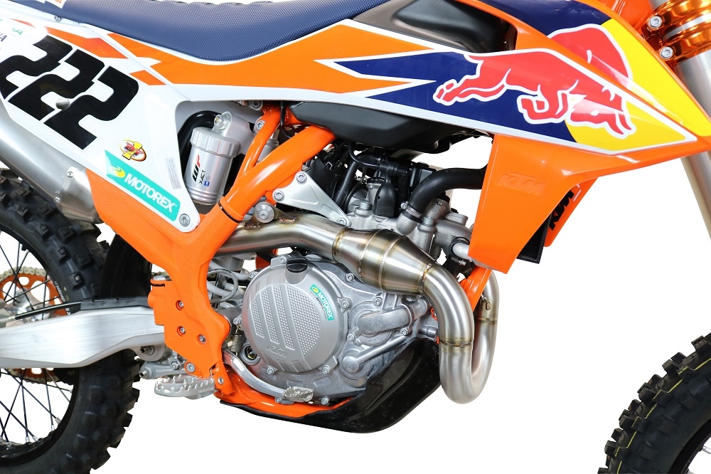 GPR escape compatible con  Ktm SX-F Factory Edition 450 2018-2021, Pentacross Inox, Escape completo racing, incluyendo colector y db killer desmontable, sin homologación 