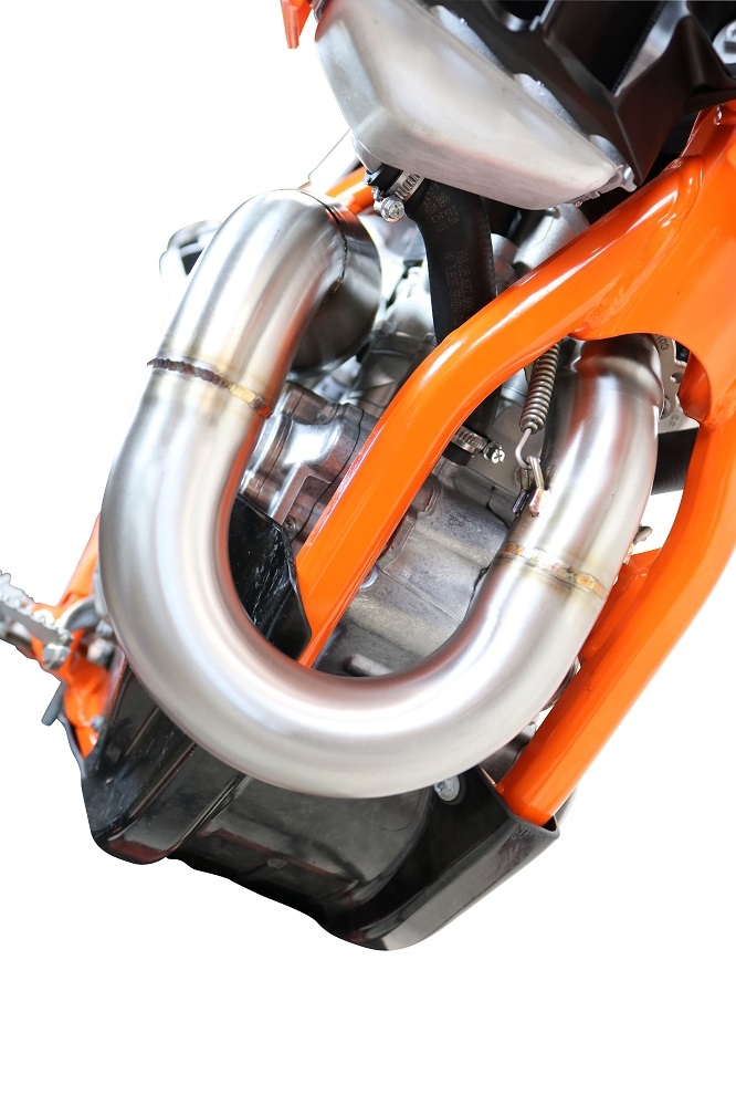 GPR escape compatible con  Ktm SX-F 450 2023-2025, Pentacross Inox, Escape completo racing, incluyendo colector y db killer desmontable, sin homologación 