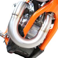 GPR escape compatible con  Ktm SX-F 450 2023-2025, Pentacross Inox, Escape completo racing, incluyendo colector y db killer desmontable, sin homologación 