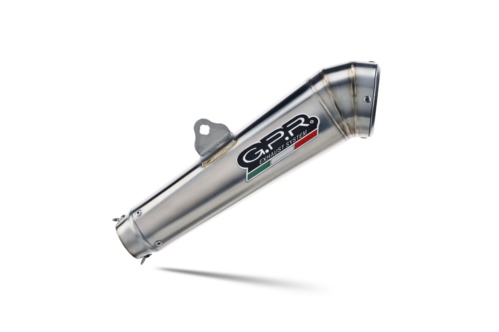 Escape compatible con Bmw F 800 R 2017-2019, Powercone Evo, Escape legal, homologado, silenciador con db killer desmontable y tubo de conexión específico 