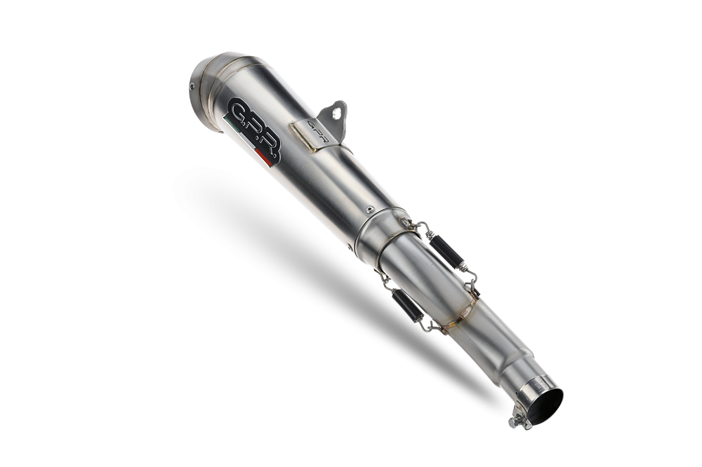 Escape compatible con Zontes 350 GK 2022-2024, Powercone Evo, Escape completo, no legal para países de la UE, con db killer extraíble 