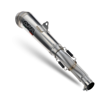 Escape compatible con Zontes 350 GK 2022-2024, Powercone Evo, Escape completo, no legal para países de la UE, con db killer extraíble 