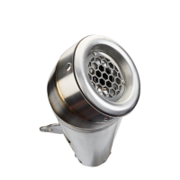 Escape compatible con Zontes 350 GK 2022-2024, Powercone Evo, Escape completo, no legal para países de la UE, con db killer extraíble 