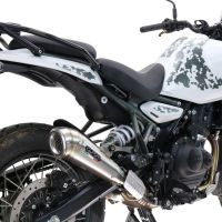 GPR escape compatible con  Royal Enfield Himalayan 450  2024-2025, Powercone Evo, Escape legal, homologado, silenciador con db killer desmontable y tubo de conexión específico 