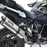 Escape compatible con Bmw R 1250 Gs -Adventure 2021-2024, Dual Poppy, Escape legal, homologado, silenciador con db killer desmontable y tubo de conexión específico 