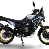 GPR escape compatible con  Voge DS 800 Rally 2025-2026, Ghisa , Escape legal, homologado, silenciador con db killer desmontable y tubo de conexión específico 