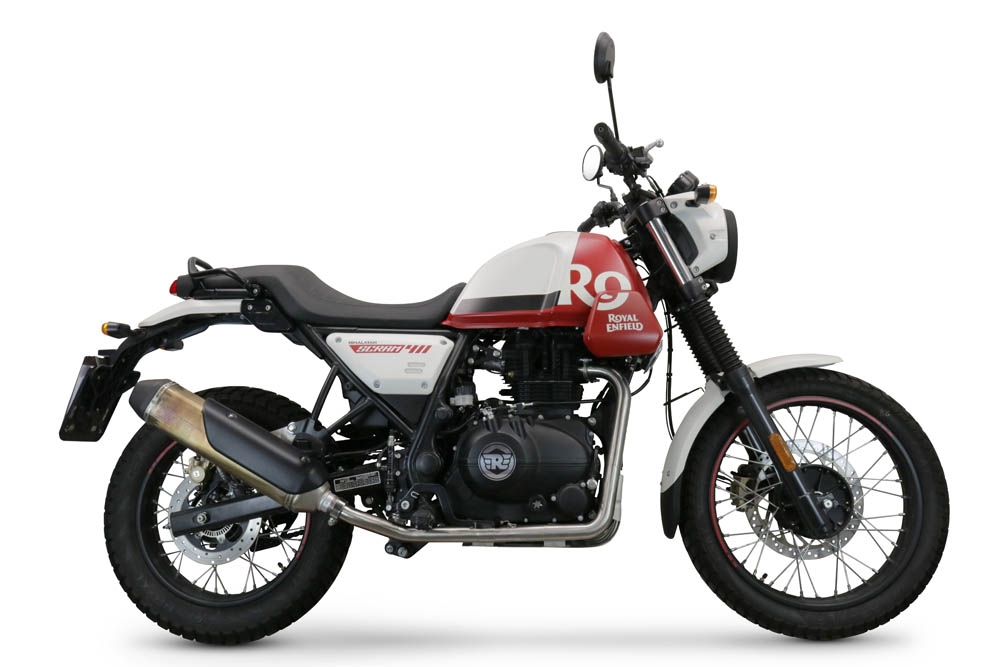 Escape compatible con Royal Enfield Himalayan 410 2021-2024, Decatalizzatore, Tubo supresor de catalizador 