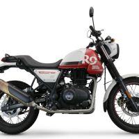 Escape compatible con Royal Enfield Himalayan 410 2021-2024, Decatalizzatore, Tubo supresor de catalizador 