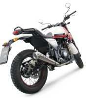 Escape compatible con Royal Enfield Scram 411 2022-2024, Powercone Evo, Escape homologado para ruido con colector racing 