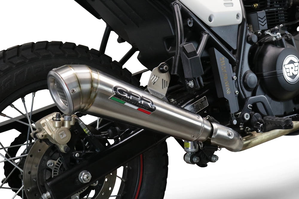 Escape compatible con Royal Enfield Scram 411 2022-2024, Powercone Evo, Escape homologado para ruido con colector racing 