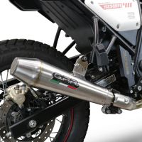 Escape compatible con Royal Enfield Scram 411 2022-2024, Vintacone, Escape homologado para ruido con colector racing 