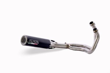 Escape compatible con Yamaha Mt-07 2017-2020, M3 Black Titanium, Escape completo, no legal para países de la UE, con db killer extraíble 