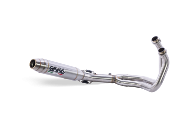 Escape compatible con Yamaha Mt-07 2014-2016, Deeptone Inox, Escape racing, linea completa, suministrado con colector especifico, articulo sin homologacion 