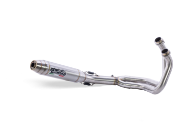 Escape compatible con Yamaha Xsr 700 2021-2024, Deeptone Inox, Escape completo, no legal para países de la UE, con db killer extraíble 