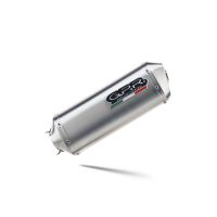 Escape compatible con Aprilia Mana 850 Gt 2007-2016, Satinox, Escape semi-completo homologado con db killer extraible 