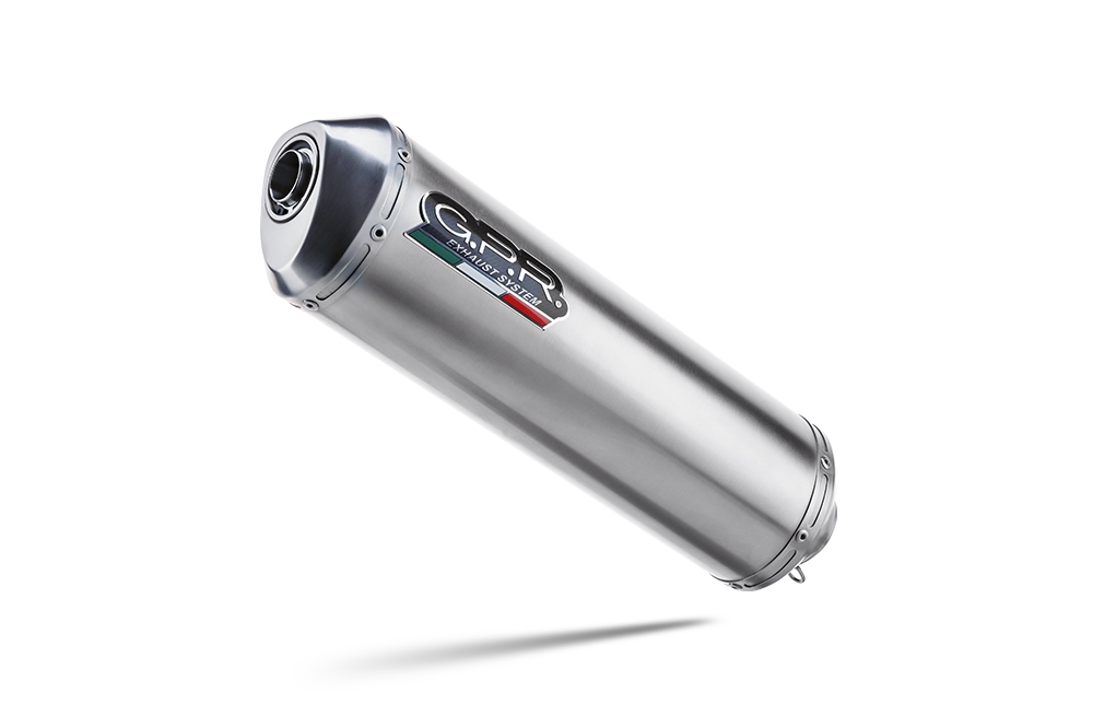 Escape compatible con Benelli Trk 502 2021-2024, Satinox , Escape homologado para mercados fuera de la UE 