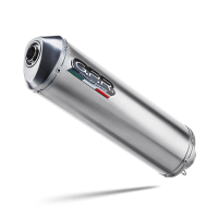 Escape compatible con Kawasaki ER 5 1996-2006, Satinox, Escape legal, homologado, silenciador con db killer desmontable y tubo de conexión específico 