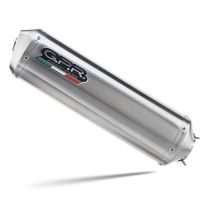 Escape compatible con Aprilia Etv Caponord 1000 Rally 2001-2007, Satinox, Par de terminales de escape homologados, con db killer extraíbles y tubos de conexión específicos 