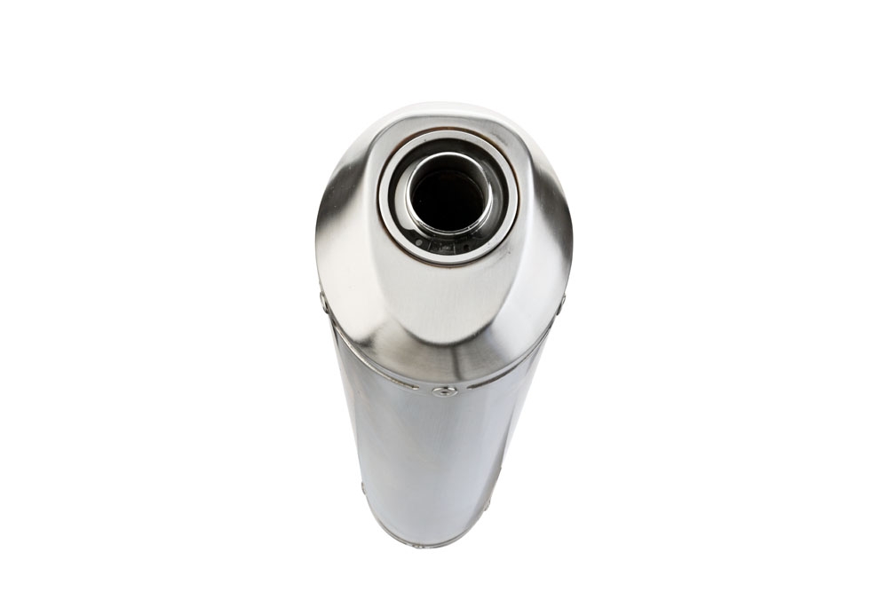 Escape compatible con Suzuki Sv 650 - S 1999-2002, Satinox , Escape semi-completo homologado con db killer extraible 