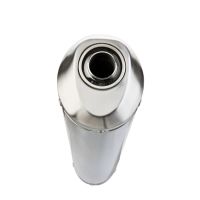 Escape compatible con Suzuki Sv 650 - S 1999-2002, Satinox , Escape semi-completo homologado con db killer extraible 