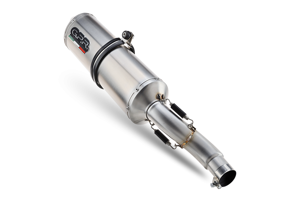 Escape compatible con Yamaha YZ 250 F 2001-2005, Satinox , Escape completo homologado y legal, incluido db killer extraíble 