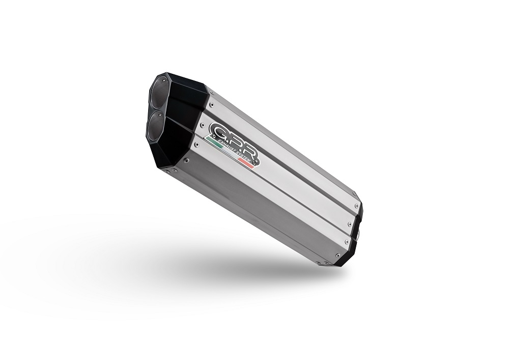 Escape compatible con Bmw F 750 Gs 2018-2020, Hyper Sonic Titanium, Escape legal, homologado, silenciador con db killer desmontable y tubo de conexión específico 