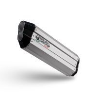 Escape compatible con Bmw F 750 Gs 2018-2020, Hyper Sonic Titanium, Escape legal, homologado, silenciador con db killer desmontable y tubo de conexión específico 