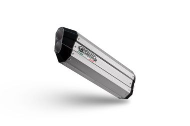 Escape compatible con Yamaha Tenere 700 2021-2024, Hyper Sonic Titanium, Escape legal, homologado, silenciador con db killer desmontable y tubo de conexión específico 