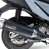 GPR escape compatible con  Sym ADX 300 2024-2026, Furore-X Scooter, Silenciador homologado para ruido, escape completo con catalizador y db killer 