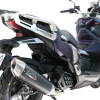 GPR escape compatible con Sym ADX 125 2024-2026, Furore-X Scooter, Sistema de escape completo que incluye tubo de enlace y db killer extraíble. 