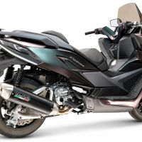 GPR escape compatible con Sym Cruisym 400 2024-2027, Furore-X Scooter, Silenciador homologado para ruido, escape completo con catalizador y db killer 