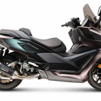 GPR escape compatible con Sym Cruisym 400 2024-2027, Furore-X Scooter, Escape racing, silencioso con tubo de conexión 