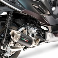 GPR escape compatible con Sym Cruisym 400 2024-2027, Furore-X Scooter, Escape racing, silencioso con tubo de conexión 