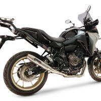 GPR escape compatible con Yamaha Tracer 700 GT 2019-2020, Deeptone Inox, Escape completo, no legal para países de la UE, con db killer extraíble 
